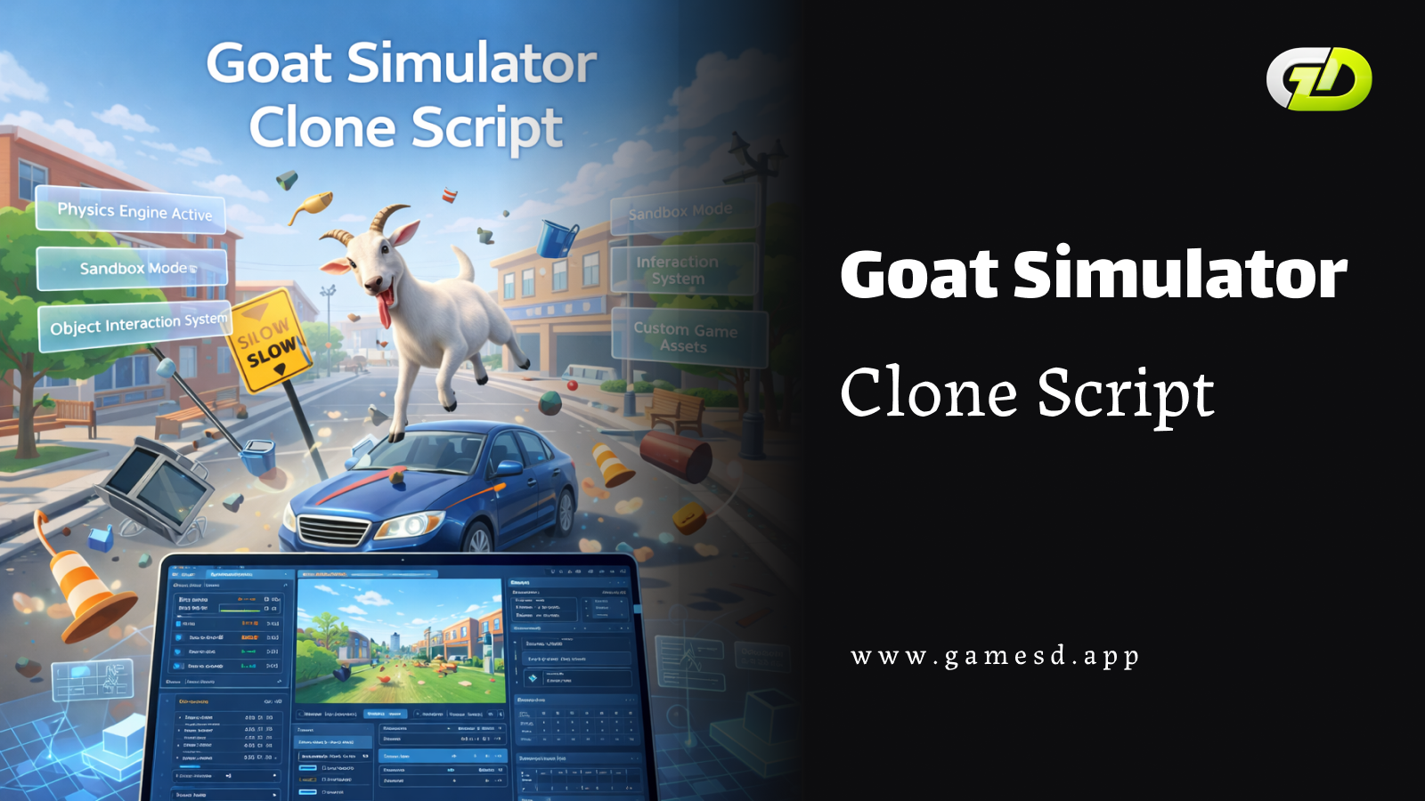 Goat Simulator Clone Script